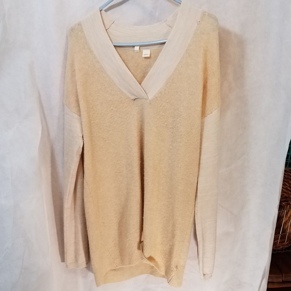 Anthropologie Moth Wool Blend Sweater Sz L